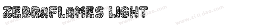 ZebraFlames Light字体转换